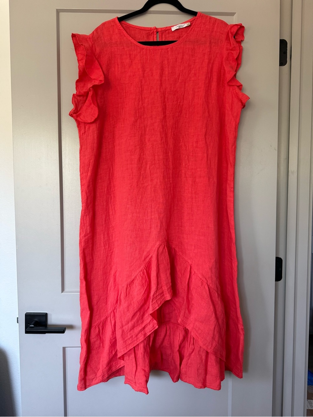 Vanessa Zani linen shift dress Size 1X